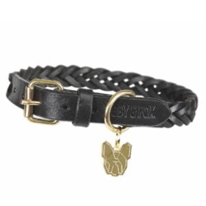 Hundhalsband läder Digby och Fox