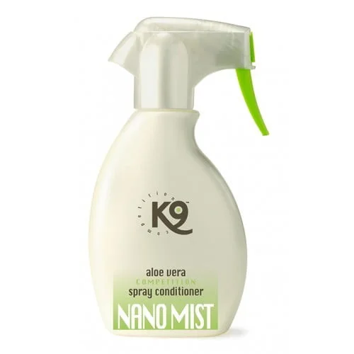 Aloe Vera Nano Mist är en ”leave in”-hundbalsam, mild glansspray med snabb antistatverkan och kraftfull utredningseffekt