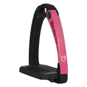 Equestro säkerhetsstigbygel för junior rosa
