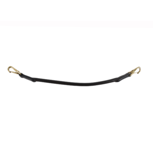 Sadelhandtag brun med mässing spänne