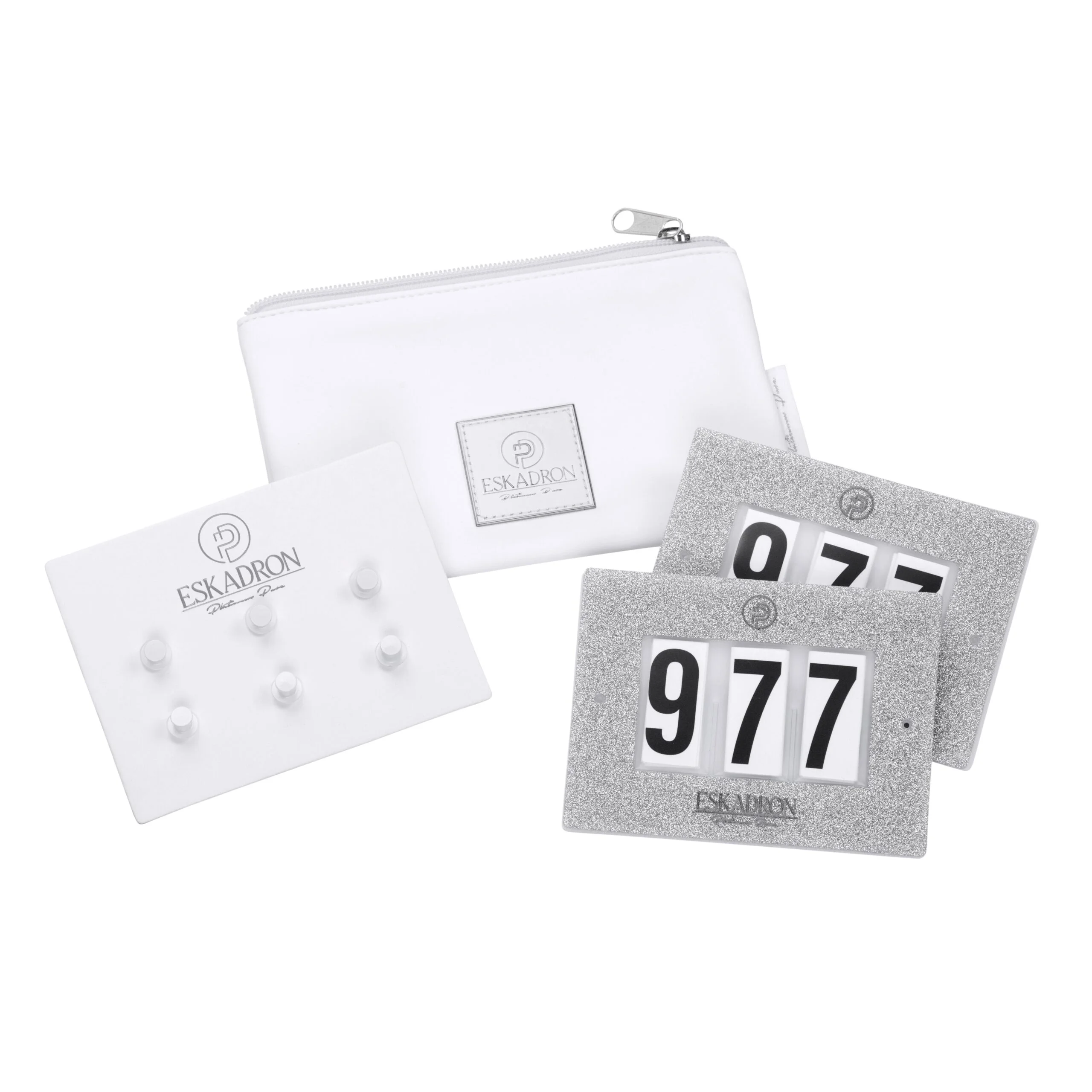Eskadron nummerlapp kit Quick pin glitter