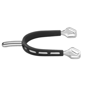 Sprenger sporre ultra fit gummiklädd sporre för bättre passform och ett attraktivt utseende som skyddar ridstöveln ridkänga längd 35 mm