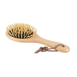 Borstiq Man/svans borste i trä rund