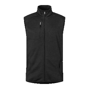 Herrfleeceväst Black