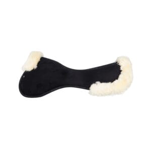 Acavallo Memory Foam Pad med fårskinn svart