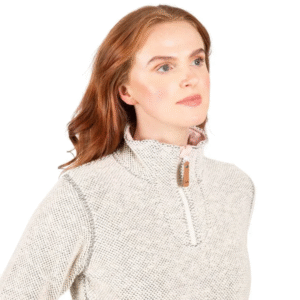 Ronette fleece dam Off-white