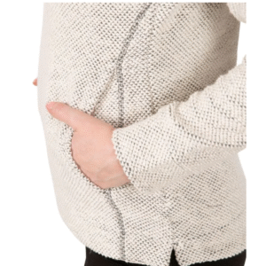 Ronette fleece dam Off-white